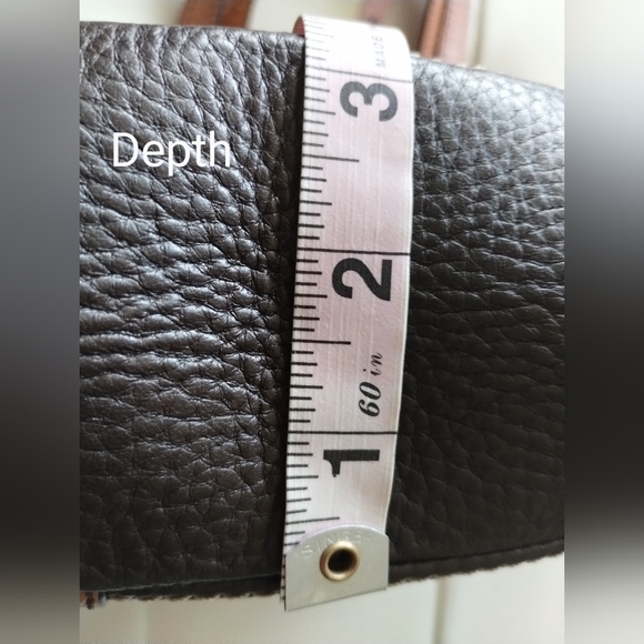 Coach Expresso Coffee Bean Pebbled Leather Bag & Dust Bag - Picture 11 of 15